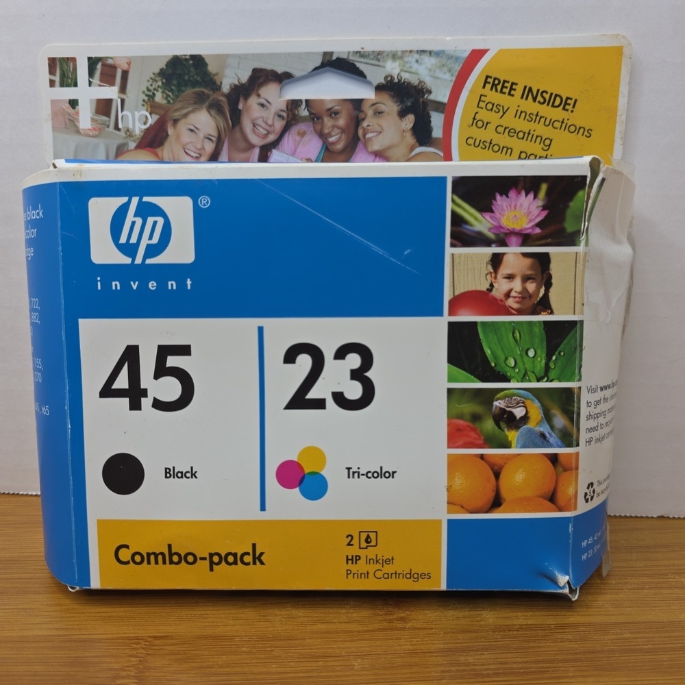 HP Inkjet Combo-Pack: 45 Black and 23 Tri-color C8790BN Expired 05